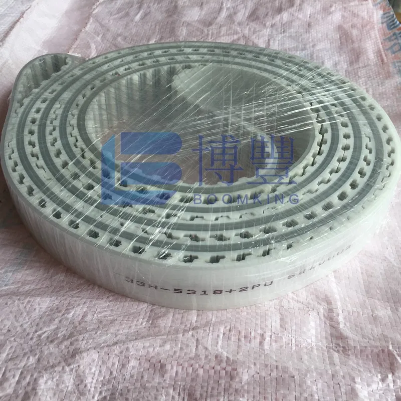 

PU Timing belt 33H-5318+2mmPU for Chinese Glass Machinery,Polyurethane synchronous beltTransmission Belts,conveyor belt