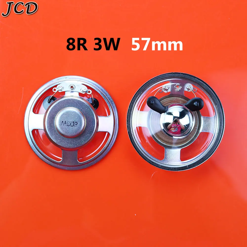 JCD 8 Ohm 2W 3W 5W 8R  40mm 50mm 57mm 66mm 77mm Diameter Loudspeaker Speaker Internal Magnetic Horn speaker
