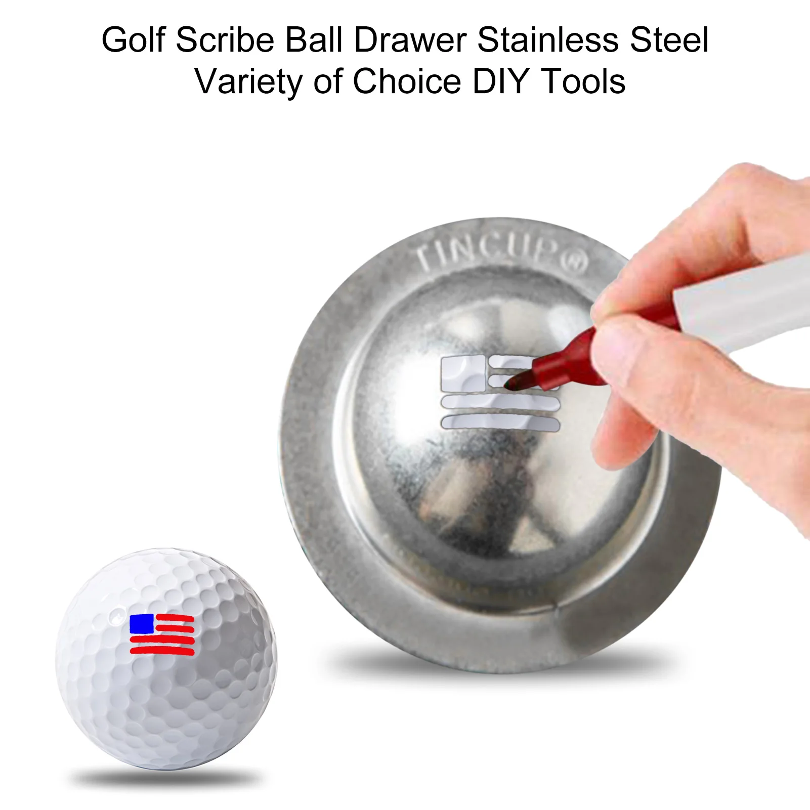 3 Design Golf Ball Liner Golf Ball Drawing Alignment Stencils Marking Tool Stainless Steel Golf Marker Tool For Golf Accessories