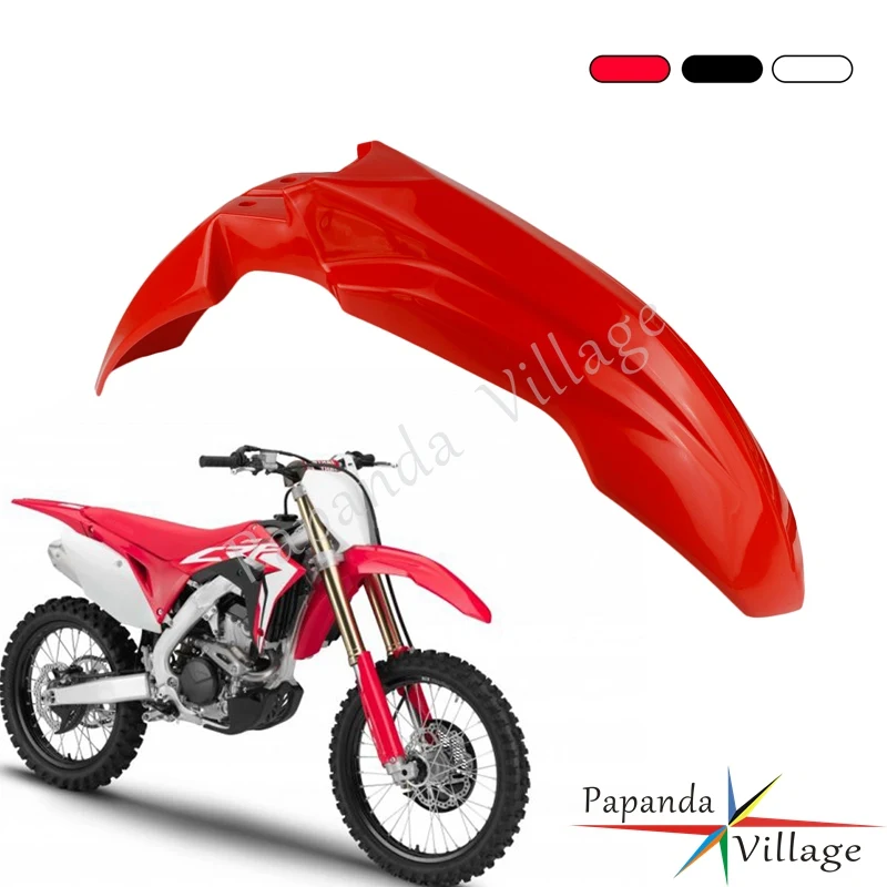 Motocross Racing Enduro Front Mudguard Plastic Fender for Honda CRF250R CRF450R CRF 250 450 R RX 2017-2020 Dirt Bike Mud Guard