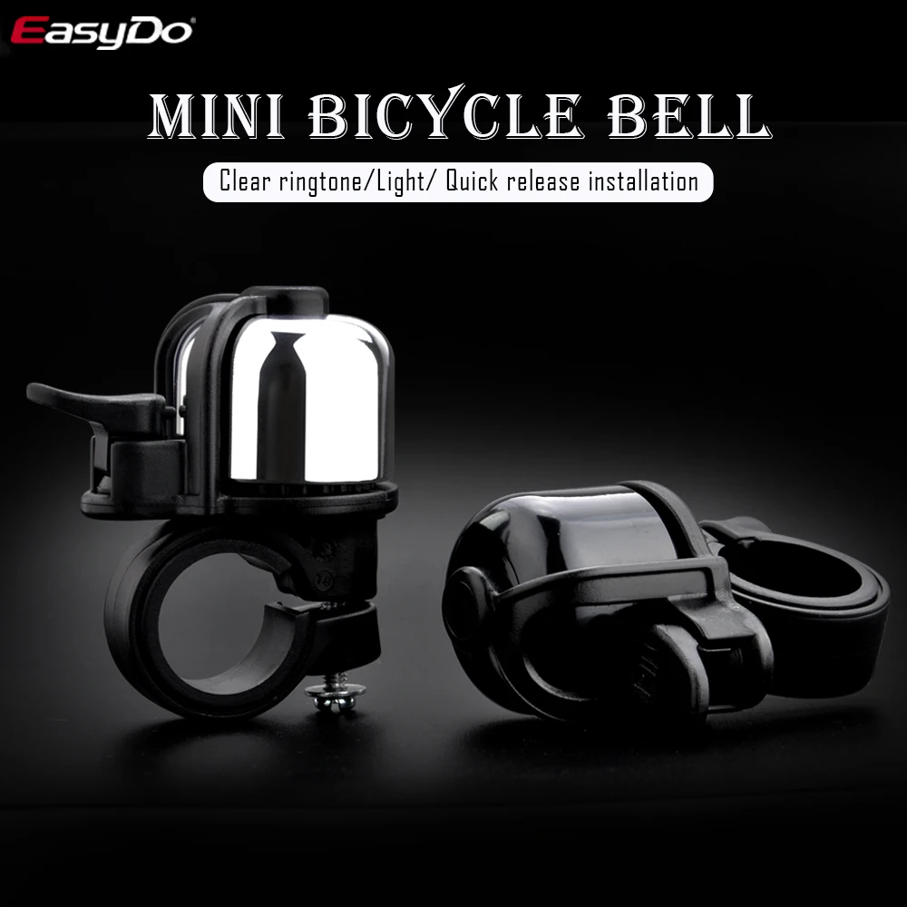 Easydo Bicycle Bell Mountain Bike Road Bike Bell Folding Bike Commuter Bike Bell Bicycle Horn Accessories Clear Voice