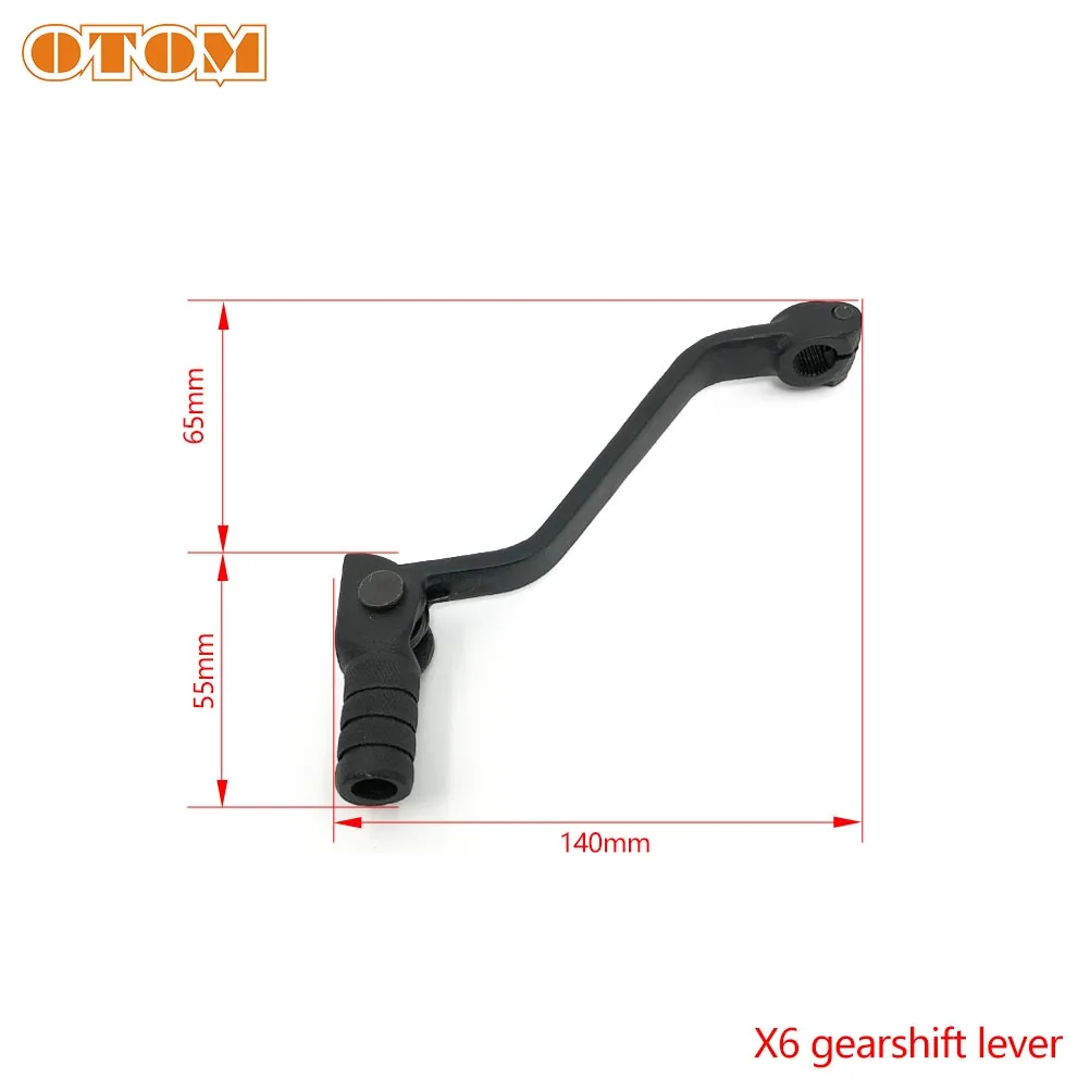 OTOM Motorcycle X2/X6 Gear Shift Lever Anti-Drop Folding Gearshift Steel For HONDA CB KAYOT2 T4 T6 250CC 125CC 150CC Motocross