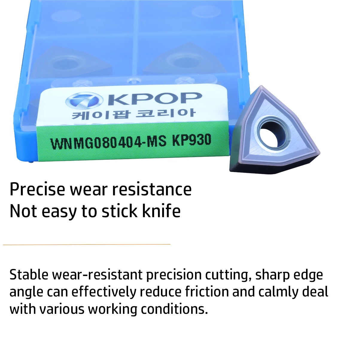 Korea KPOP Original WNMG WNMG080404 WNMG080408 MS TM MA HQ KTN60 KT925 KP720 Hexagon Fast Feed Turning Insert