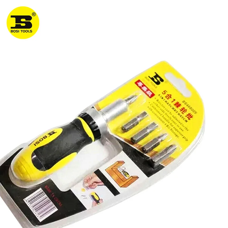 Bosi 5で1ラチェットドライバービットドライバで設定