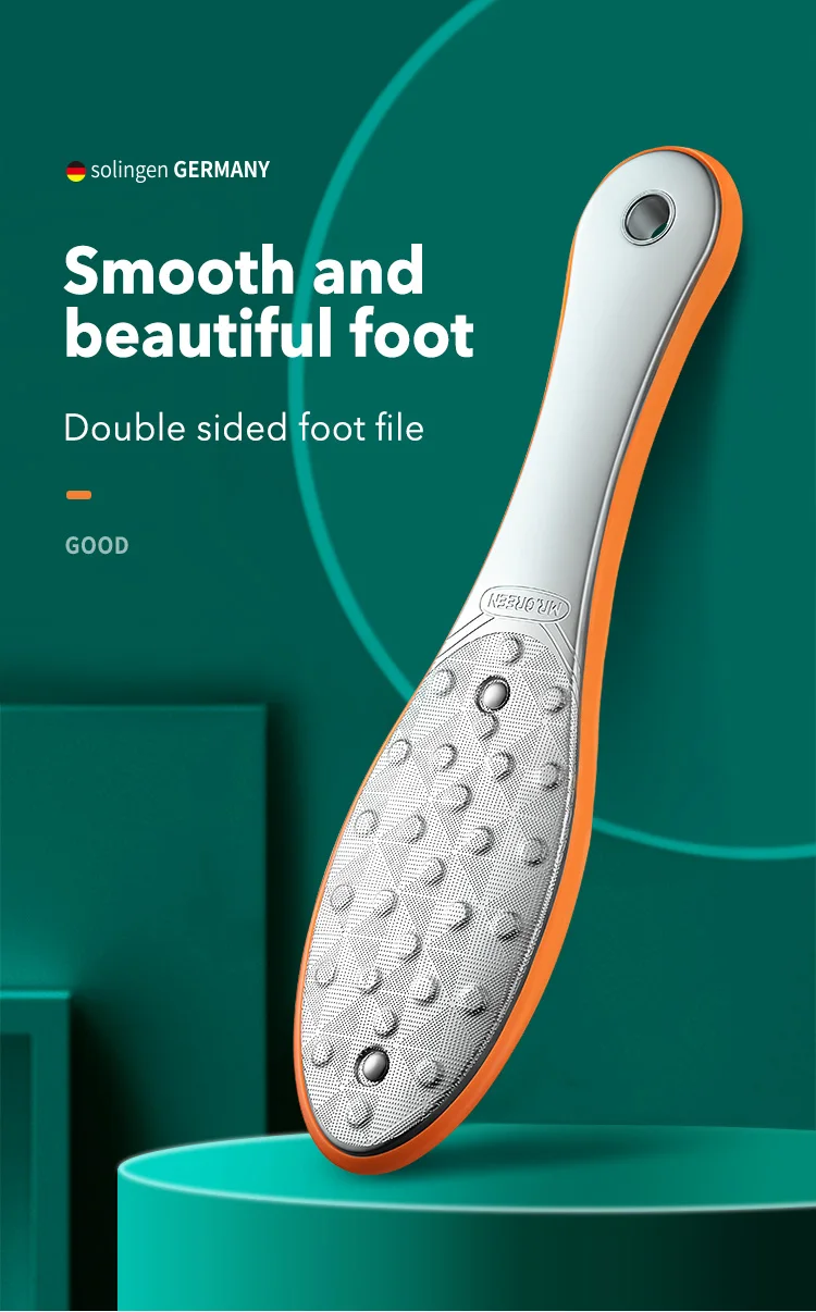 MR.GREEN Pedicure Foot Care Tools Foot File Rasps Callus Dead Foot Skin Care Remover Sets Stainless Steel Professional Two Sides