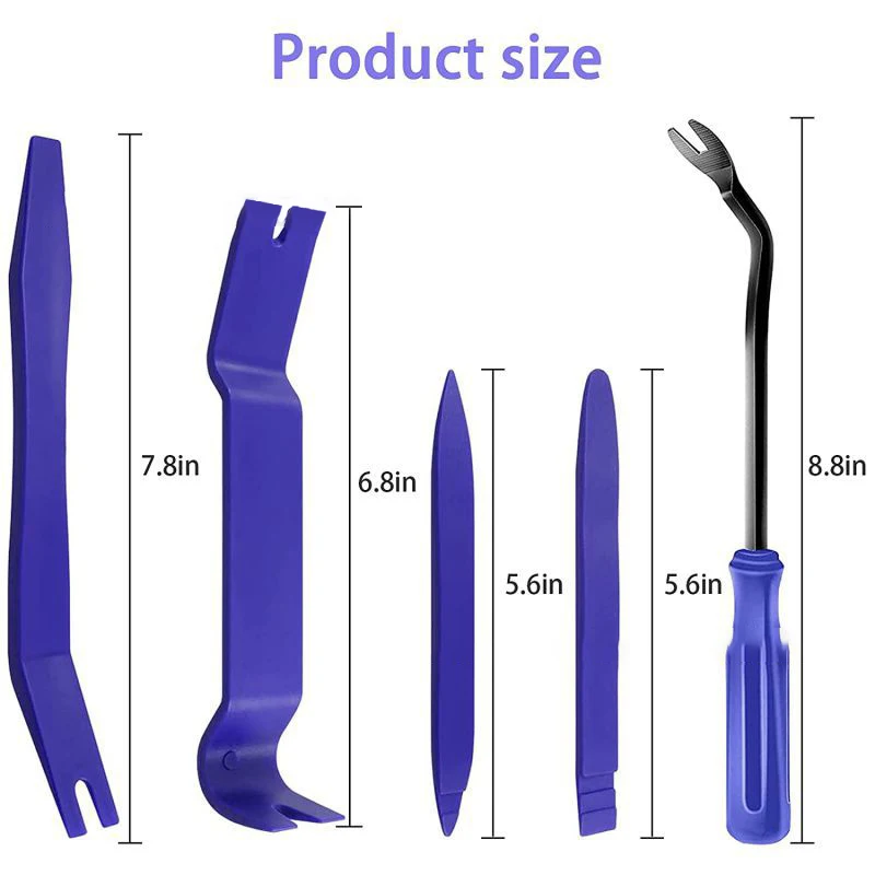 Analyste d'outils de retrait de garniture de panneau de clip de porte automatique, démontage de navigation, balançoire intérieure en plastique, conversion de balançoire, outils de réparation