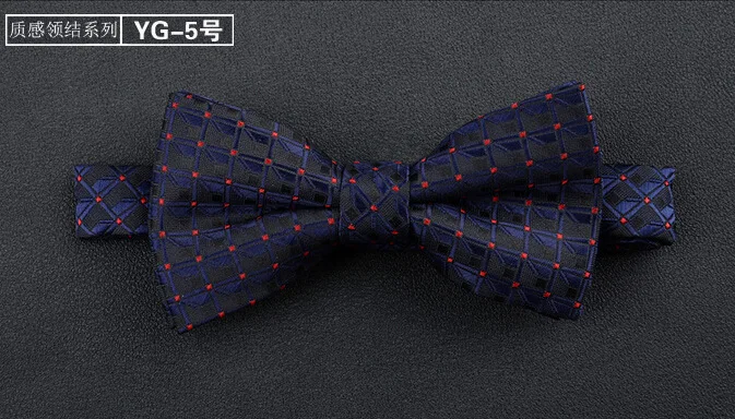 High grade British fashion bow tie men\'s bridegroom best man\'s bow tie Korean double layer trendy bow tie men