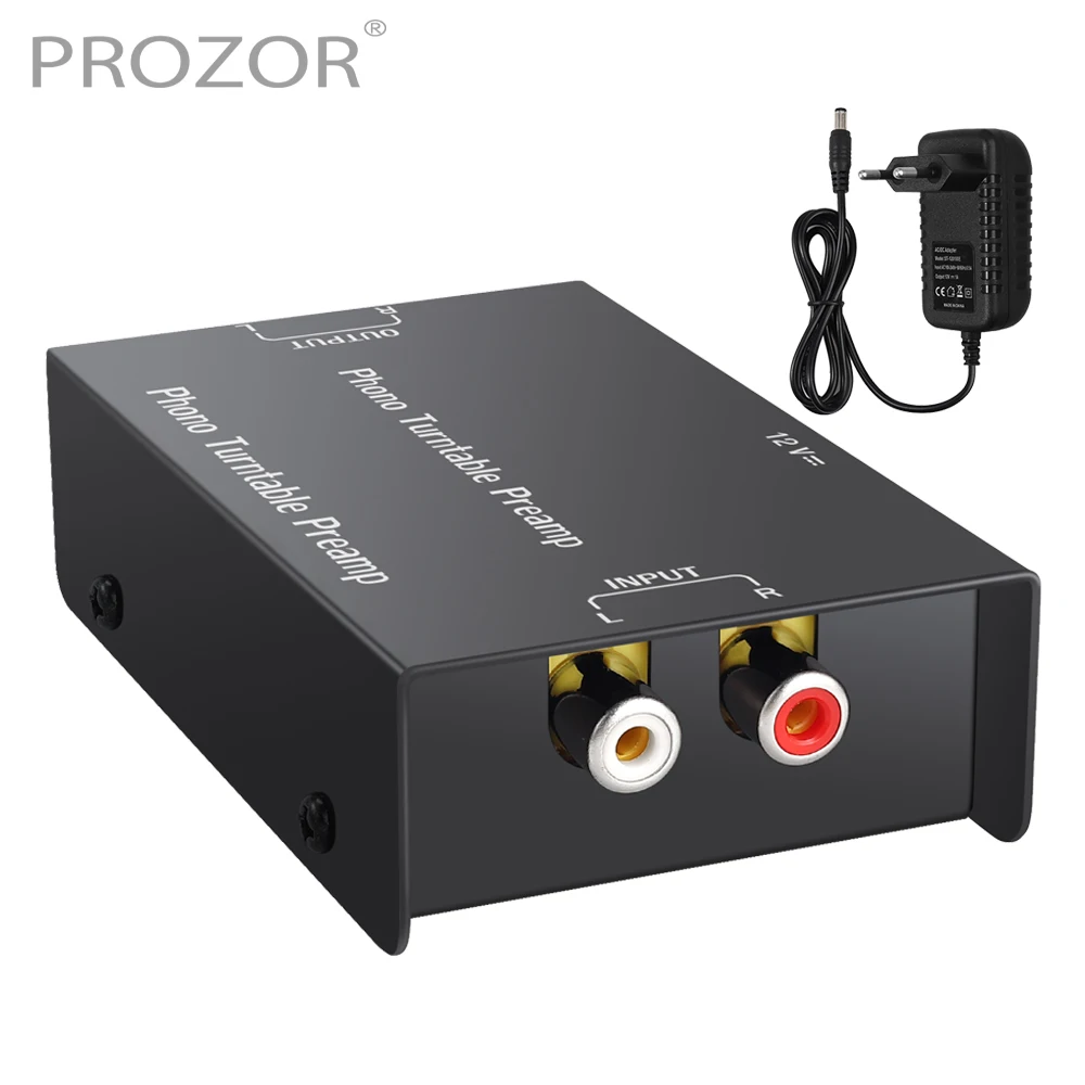 Prozor ultra-compacto phono plataforma giratória preamp com saída de entrada rca & baixo nível de ruído operar pp900 phono adaptador de conversor de pré-amplificador