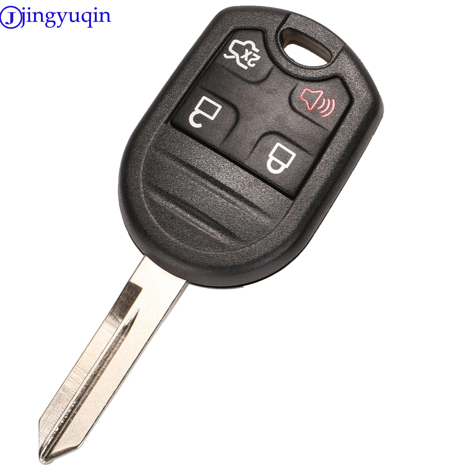 jingyuqin 4 Button Remote Keyless Car Key For Ford Edge Escape Expedition Explorer Case