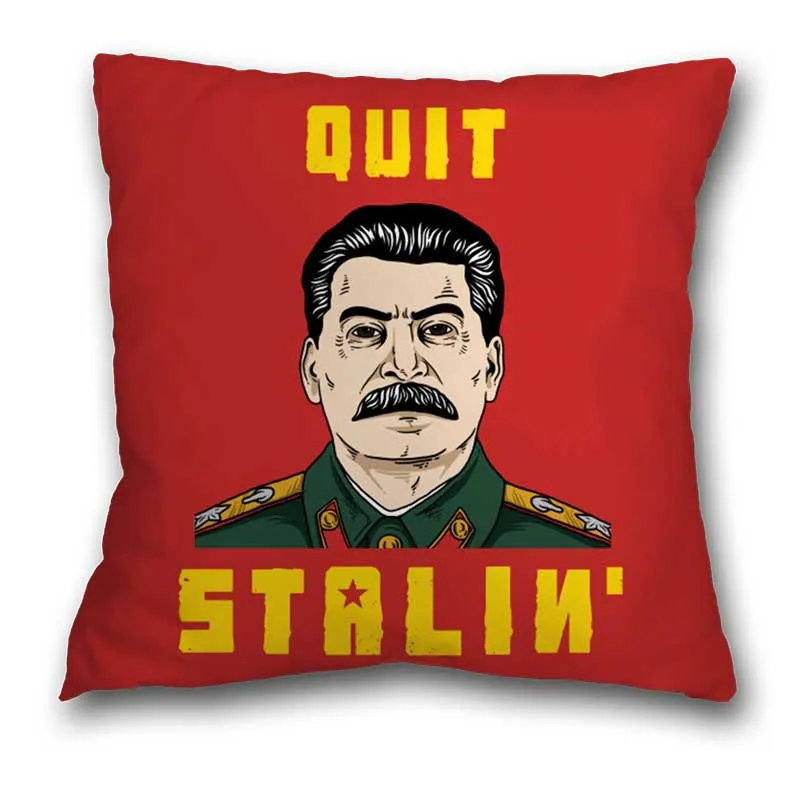 NEW 41 TPYES 45*45CM No pillow core Soviet Union Stalin USSR CCCP HET pillow case toys sofa bedroom Game room Gift