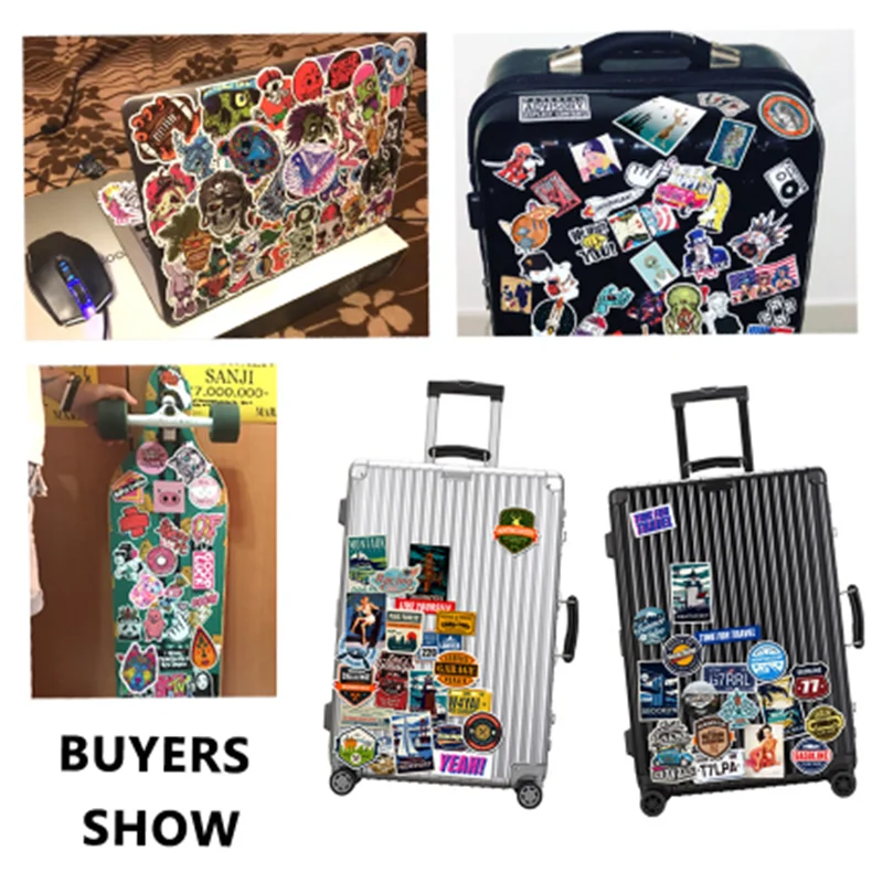 10/30/50 PCS Retro Motorcycle Sexy Girl Diary Waterproof Graffiti Suitcase Skateboard Guitar Toy Decoration Sticker Wholesale