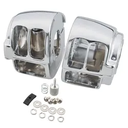 Motorcycle Handlebar Switch Housing Cover For Harley Dyna Softail Sportster XL883 1200 Touring Road King FLHR 1996-2017