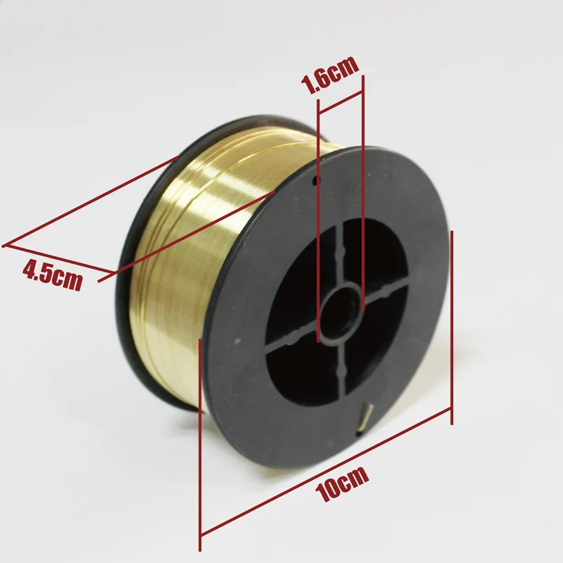 Imagem -02 - Rolo de Fio de Solda 1kg 0.8 mm 1.0 mm 1.2 mm Modelo de Fio de Latão Tig S221