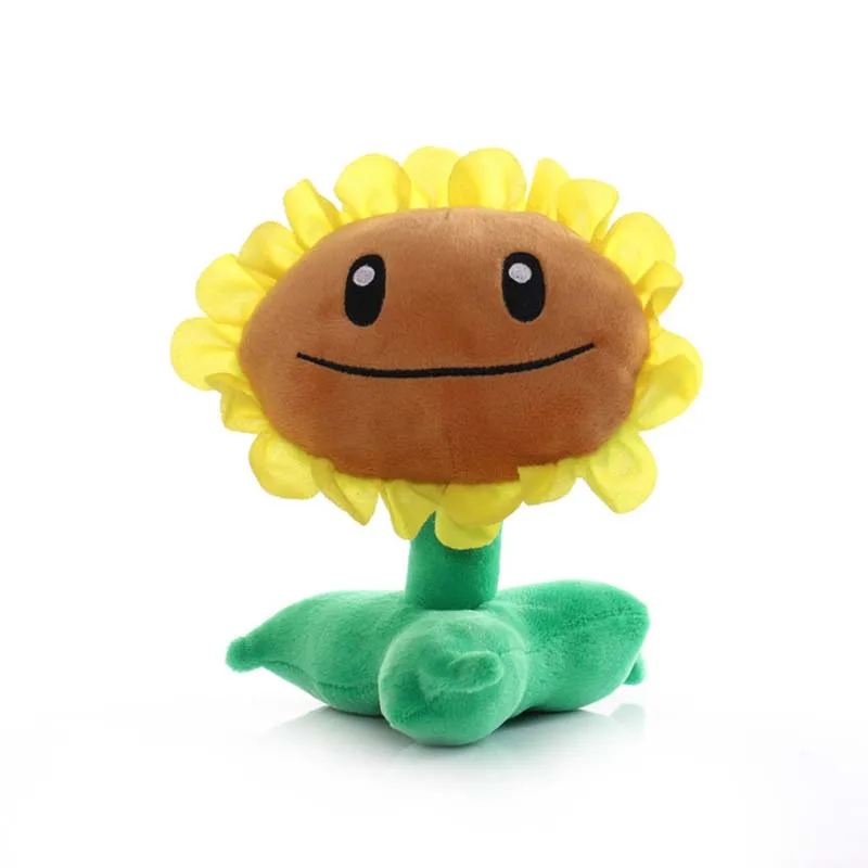 1 Uds. 13-20cm plantas vs Zombies juguetes de peluche muñeca PVZ girasol Chomper melón guisantal plantas juguetes de peluche suaves para niños