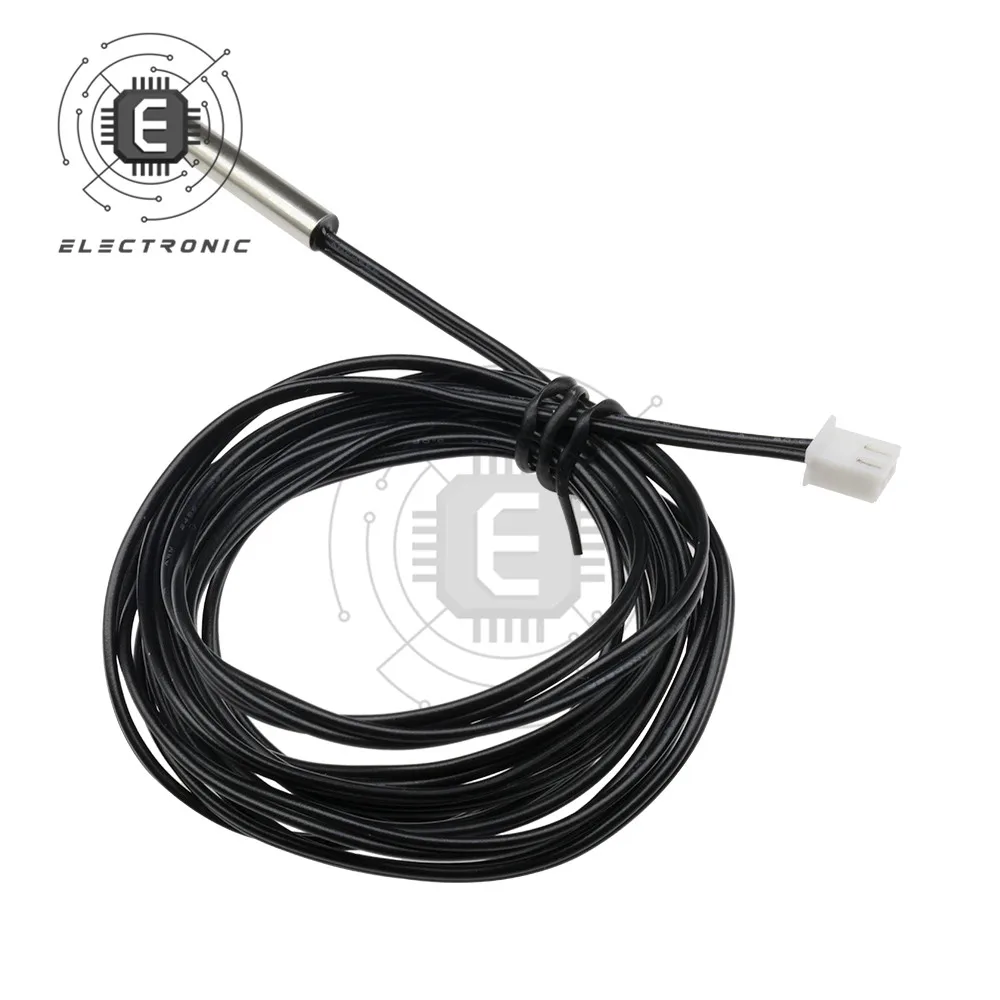 0.5M/1M/3M impermeabile NTC 10K 1% 3950 precisione termistore sensore di temperatura cavo cavo sonda cavo termico