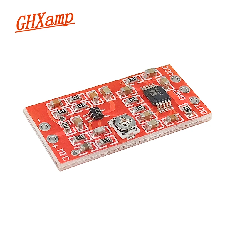 GHXAMP MAX4466 الإلكتريت ميكروفون التضخيم Preamp و مجلس Mic بيك أب وحدة مع SSM2167 صوت ضغط مكبر للصوت 1 قطعة