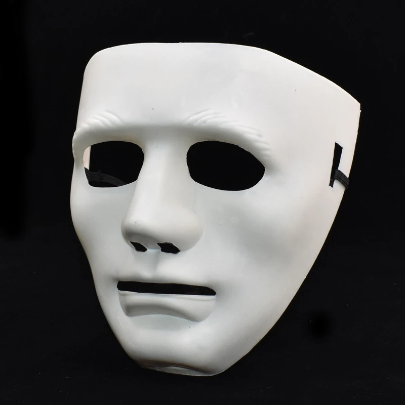 Máscaras con temática de película de Halloween para adultos, accesorios de disfraces de película de Cosplay, máscara de terror, regalo para niños, Anonymous, fiesta