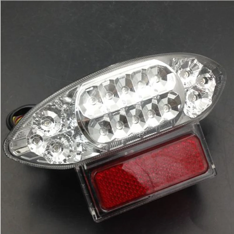 

Clear LED Tail Light Turn Signals Rear Brake Light For Suzuki Katana GSX600F GSX750F 2003-2006 GSX1300R Hayabusa 1997-2007