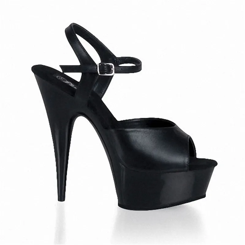 Summer model catwalk shoes, 15 cm high heel sandals, sexy women's shoes lovers of the stage sandals