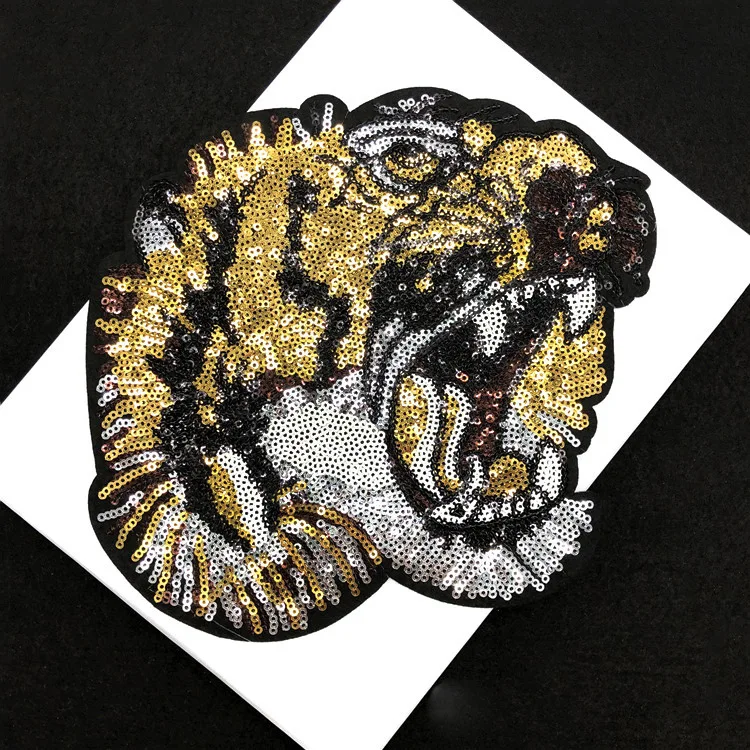 New Large Embroidery Cloth with Punk Personality Garment Decoration Backmark DIY Backglue Ironing Patch