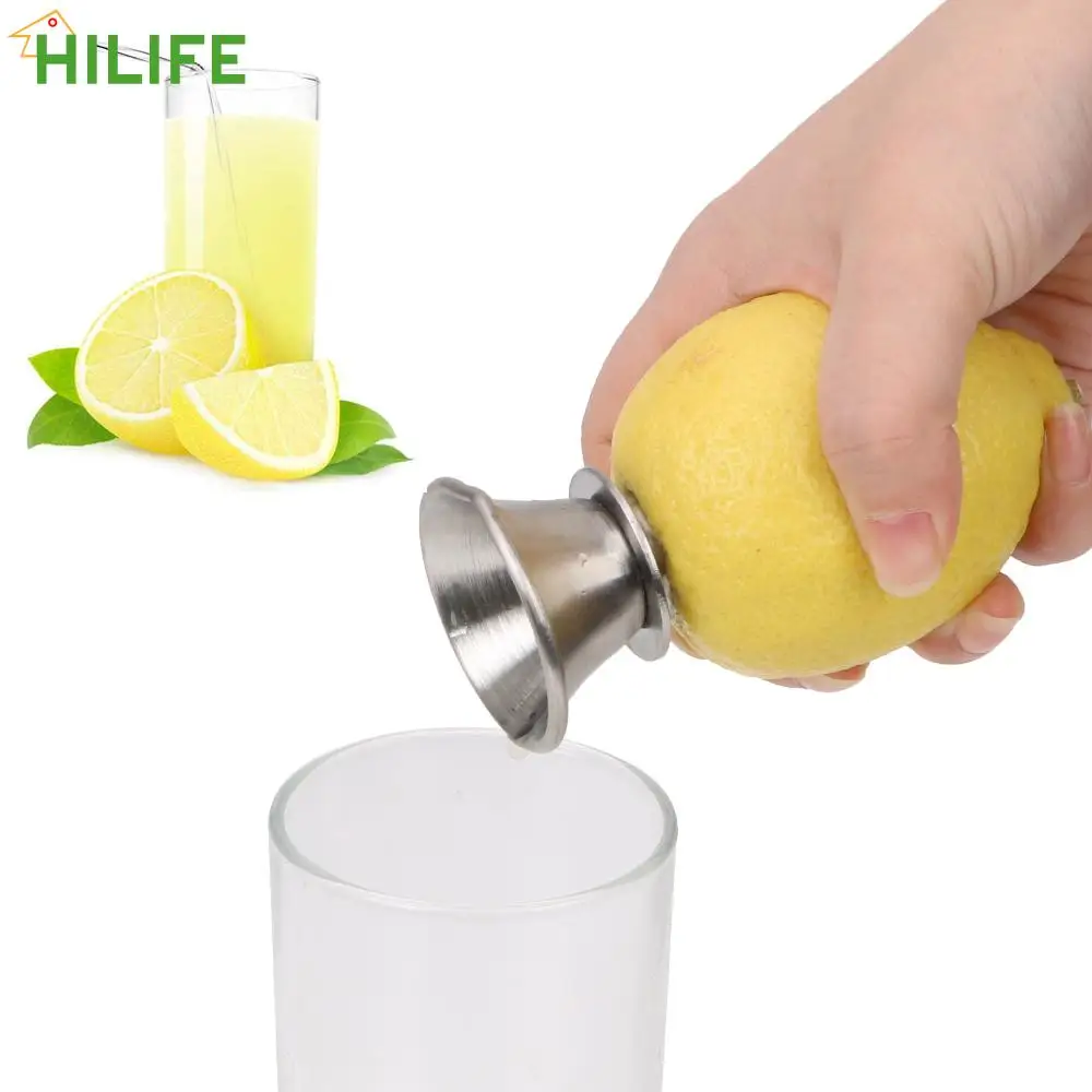 Hand Juicer Pourer Screw Stainless Steel For Lemon Orange Limes Citrus Manually Lemon Squeezer Juice Squeeze Fruit Tool