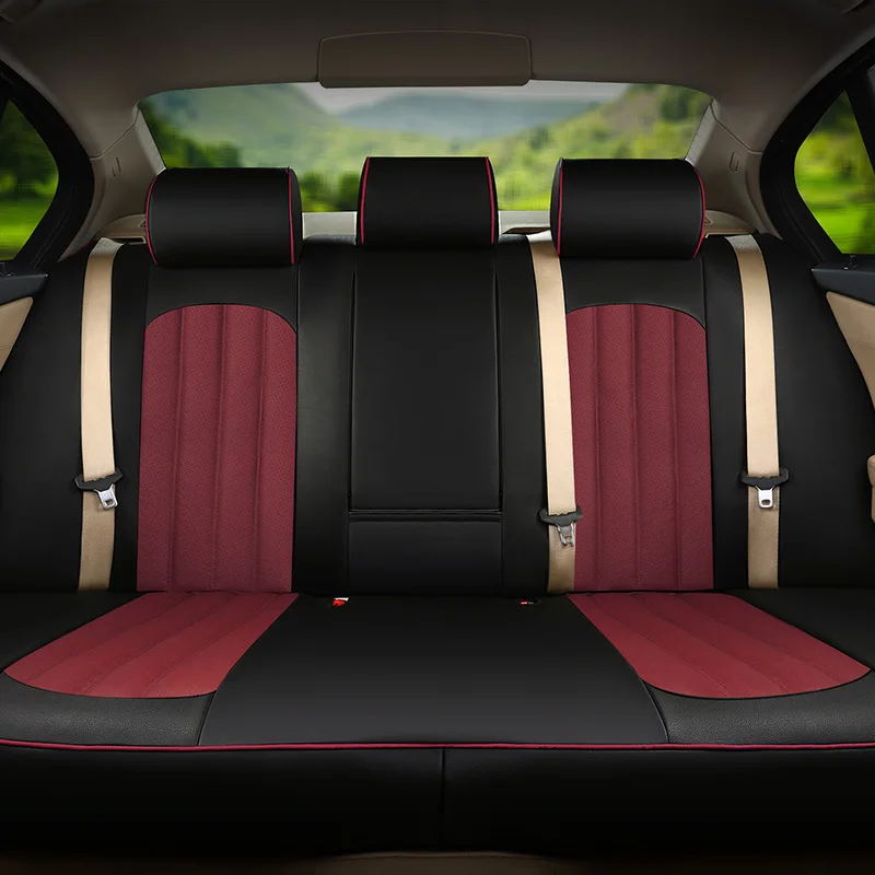 CARTAILOR Cover Seat Cars Styling for VW Touareg Car Seat Covers & Supports Cowhide & Artificial Leather Seats Accessories Sets