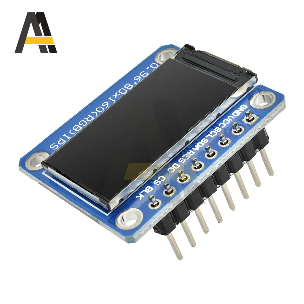 IPS TFT Display 0.96/1.3/1.44/1.8 inch IPS 7P SPI HD 65K Full Color LCD Module ST7735 Drive IC 80*160 (Not OLED) For Arduino