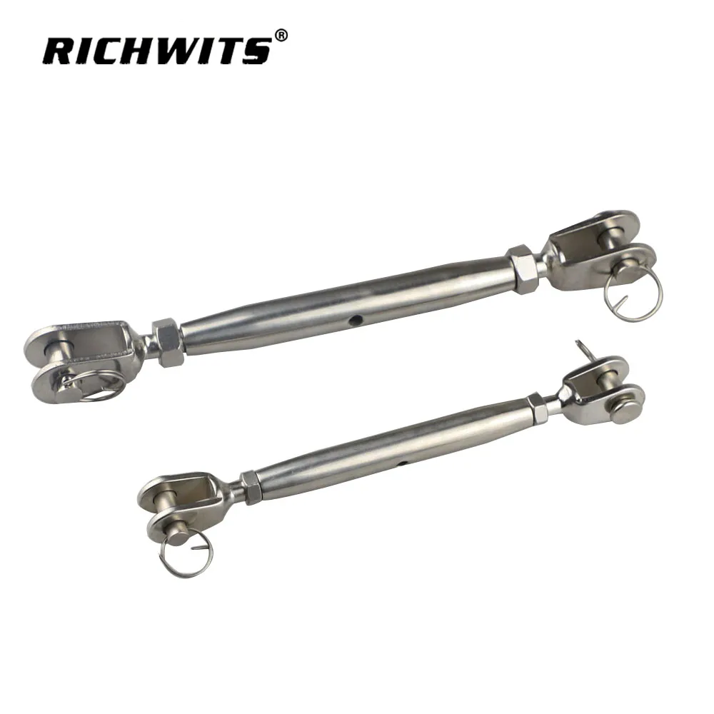 M8 rigging screw closed body turnbuckle 304 stainless steel European type closed body turnbuckle