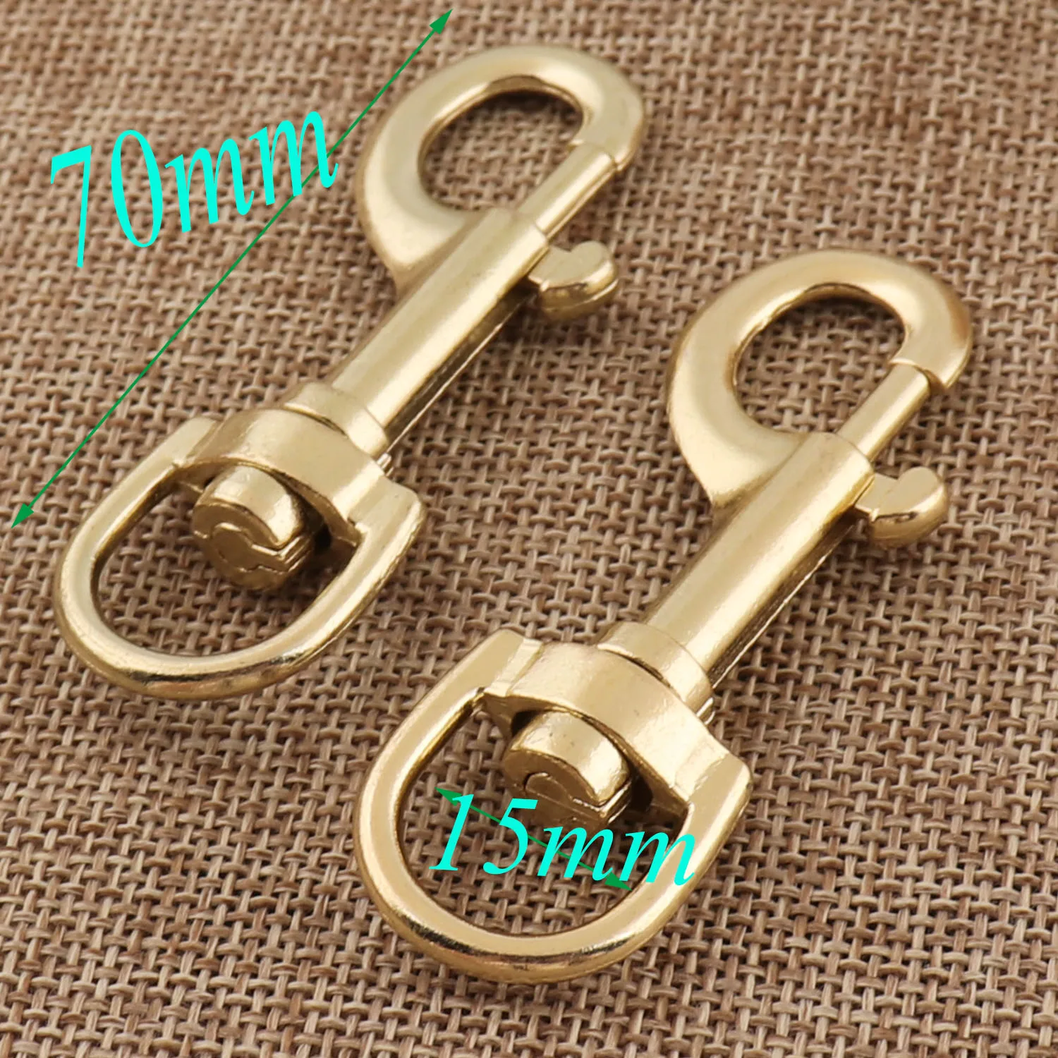 6 PCS Lobster Swivel Clasps 15mm Bronze Hook Large Purse Clip Clasps Claws Buckle Gate Bag Purse Handbag Clasps Purse Hook