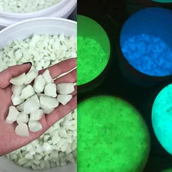 Kamień świecący dekoracja ogrodowa fluorescencyjny żwir ogród kształtowanie krajobrazu brukowiec doniczkowy kamień Luminous kolorowy piasek