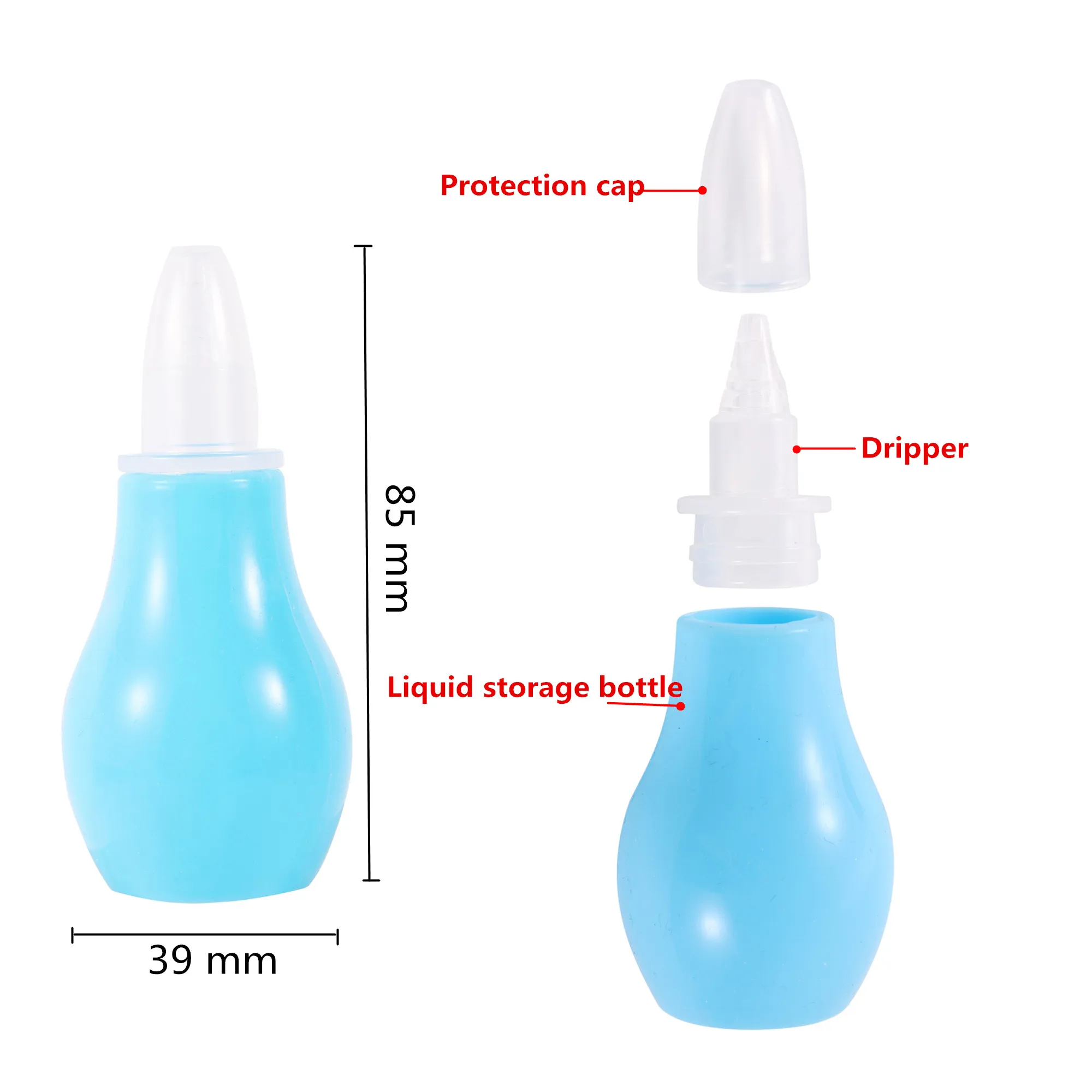 Small pet liquid feeder food grade silicone pet baby bird feeder medicine feeder hamster manual water replenishing device 1 Pc