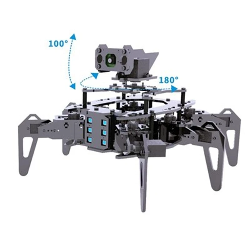 

4 Generation 4B/3B Hexapod Spider WiFi Camera AI Video Robot