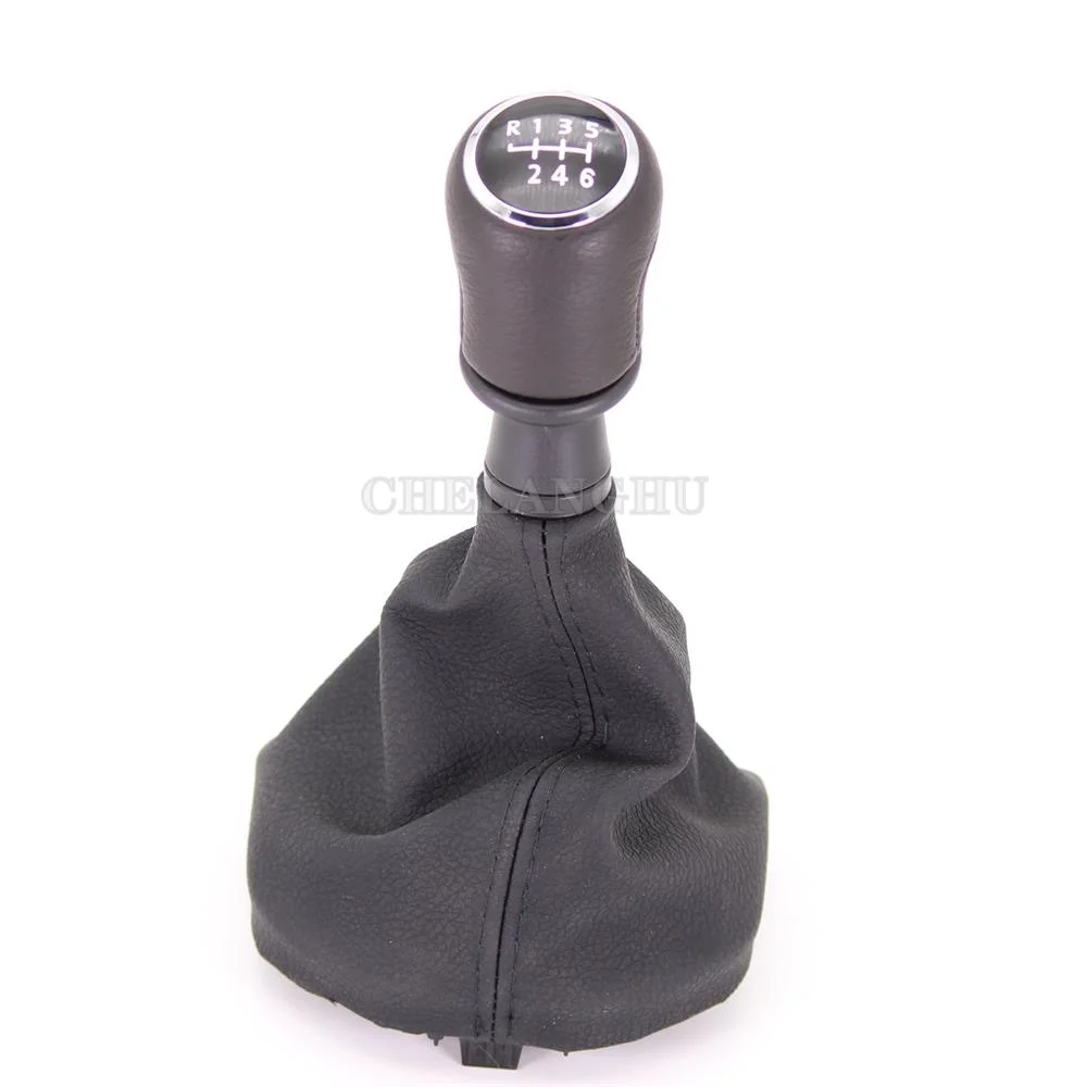 For VW Transporter Multivan Caravelle T6 T7 2016 2017 2018 2019 2020 Car 5/6 Speed Gear Shift Stick Knob Level With Leather Boot