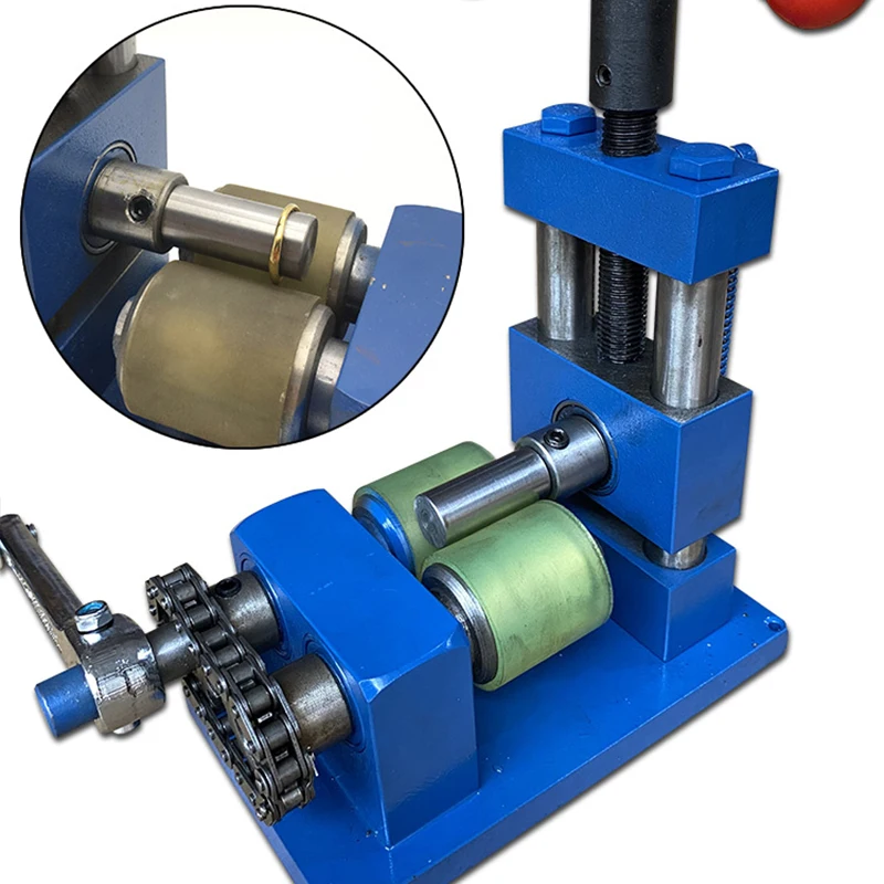 Imagem -05 - Ferramenta Multifuncional de Manivela para Pulseira Máquina com Rolo de Dupla Finalidade Máquina de Dobrar Pulseiras