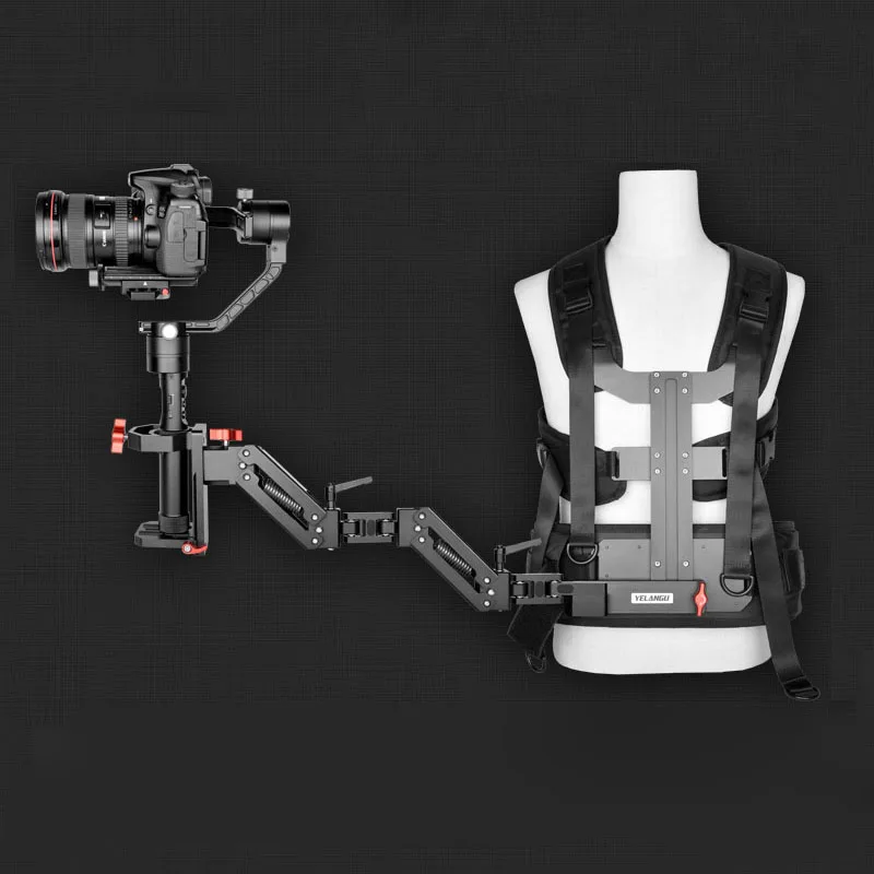 

Yelangu Gimbal supporting system Spring Shock Absorber Arm and vest Steadicam for DJI Ronin S Zhiyun Crane 2 Moza Air 2