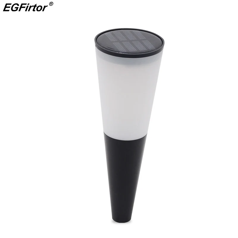 Solar Alarm Lamp White And Colorful Light Waterproof Outdoor LED Landscape Lighting Auto On/Off Wireless Alarm Lamp