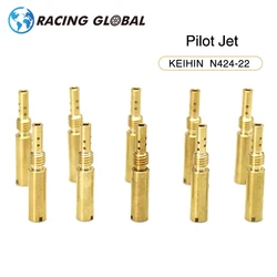 AlCON-Racing 10pcs/set Carburetor Nozzle #32-#80 Pilot Jet M5 5mm Slow Idle Jet Thread Replacement Injector Nozzle For KEIHIN