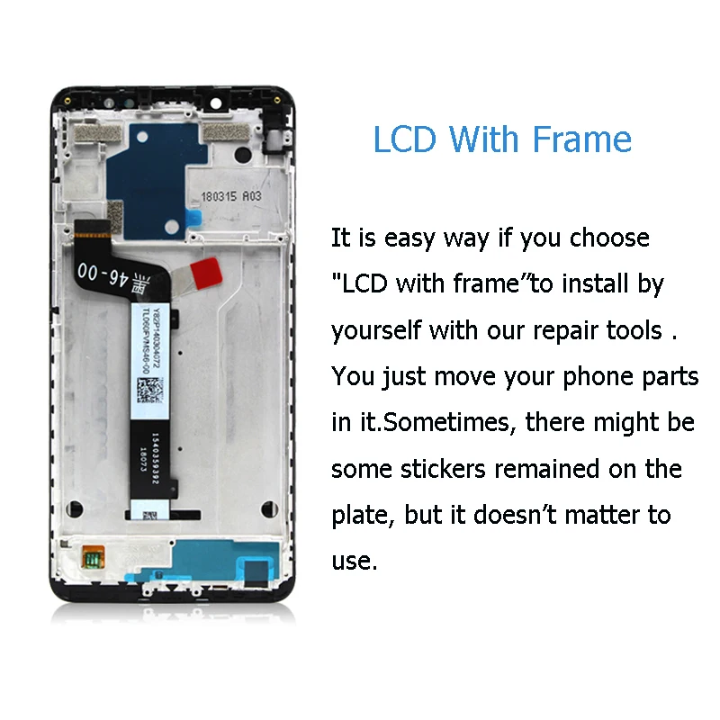 For Xiaomi Redmi note 5 lcd screen redmi note 5 Pro Screen Tested Display Touch Replacement for Redmi Note 5/Note 5 Pro 5.99\'