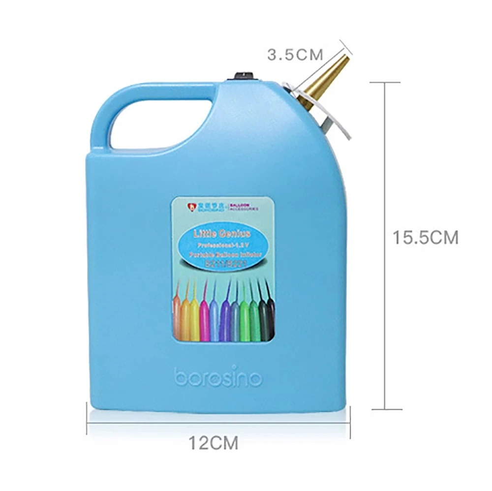 ชาร์จยาวบอลลูน Air Inflator แบบพกพาไร้สายบอลลูนปั๊ม DC 12V Y