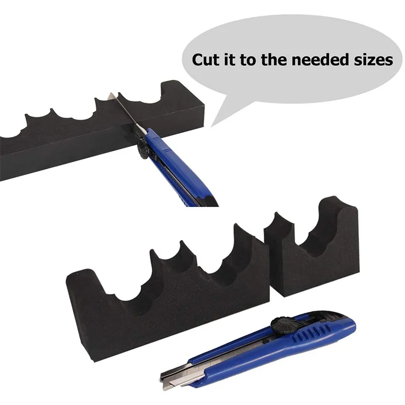 Foam Gun Rack Multifunctional Portable Rifle Barrel Rest with  Magnetic Strip Universal Indoor Outdoor Wall Mount EVA Gun Holder