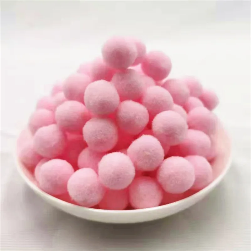 Pompoms 10mm 15mm 20mm 25mm Soft Pompones Fluffy Plush Crafts DIY Pom Poms Ball Furball Home Decor Sewing Supplies 100pcs/lot