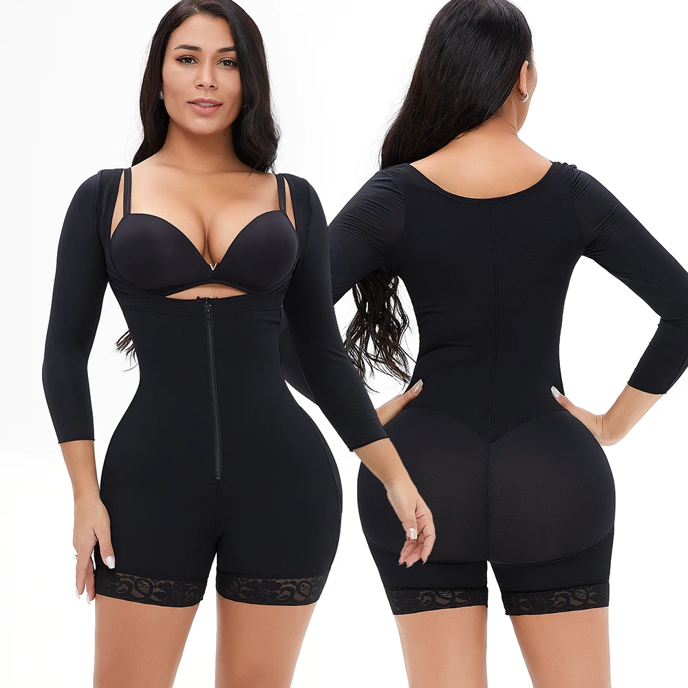 

Full Body Shaper for Women Waist Trainer Fajas Tummy Control Bodysuit Shapewear Butt Lifter Shorts Arm Thigh Slimmer Shapers