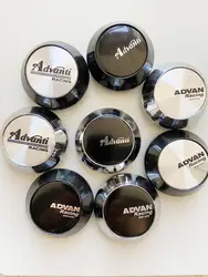 4PCS/Lot 65MM Car Wheel Center Caps for ADVAN Racing Advanti RACING WHEEL Emblem Logo Car Styling Accessories
