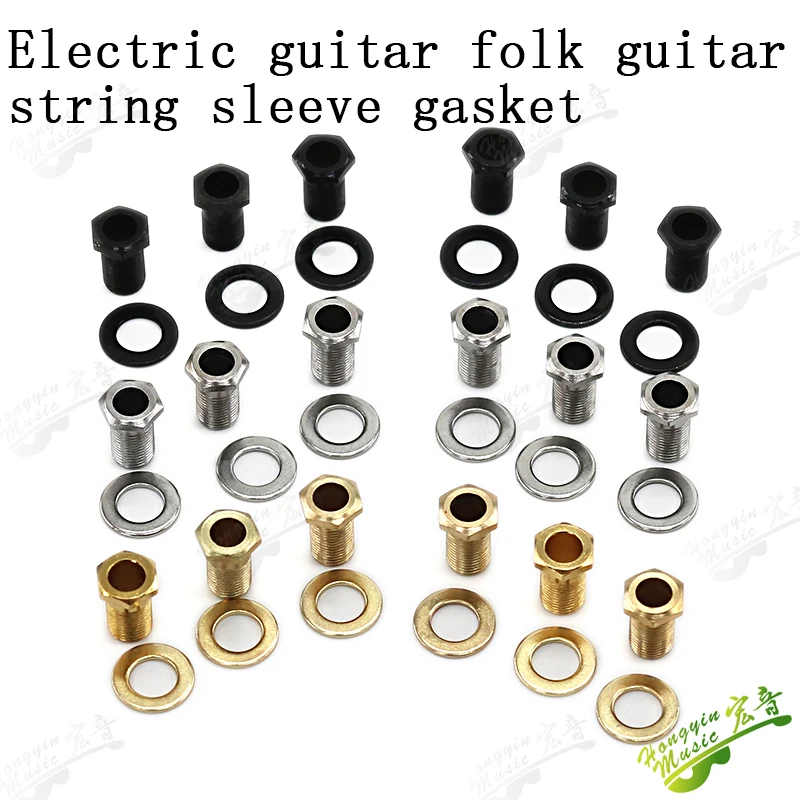 Guitar String Knob Screw Cap Sleeve Handle Nut Washer Gasket Spare Parts Accessories