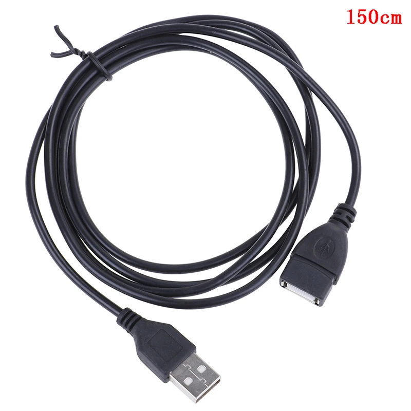 USB 2.0 Cable Male to Female Data Sync USB 2.0 Extender Cord Extension Cable USB Extension Cable Super Speed 80/150cm