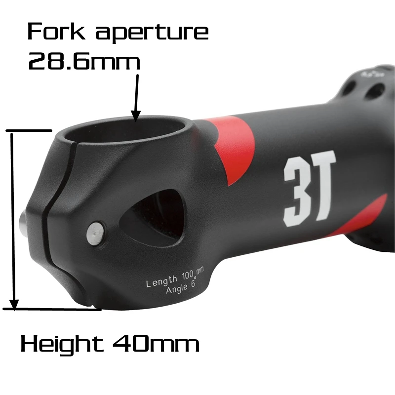 3T ARX 2 TEAM STEM Handlebar 7075 AL Titanium Alloy Orginal ARXⅡ