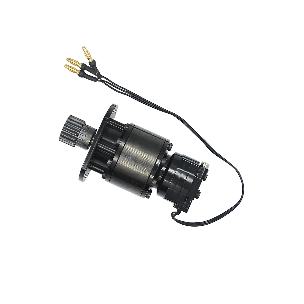 Simulation Brushless Rotary Motor Large Torque For 1/12 RC Hydraulic Excavator Loader Tamiya Engineering Vehicle DIY Robot part
