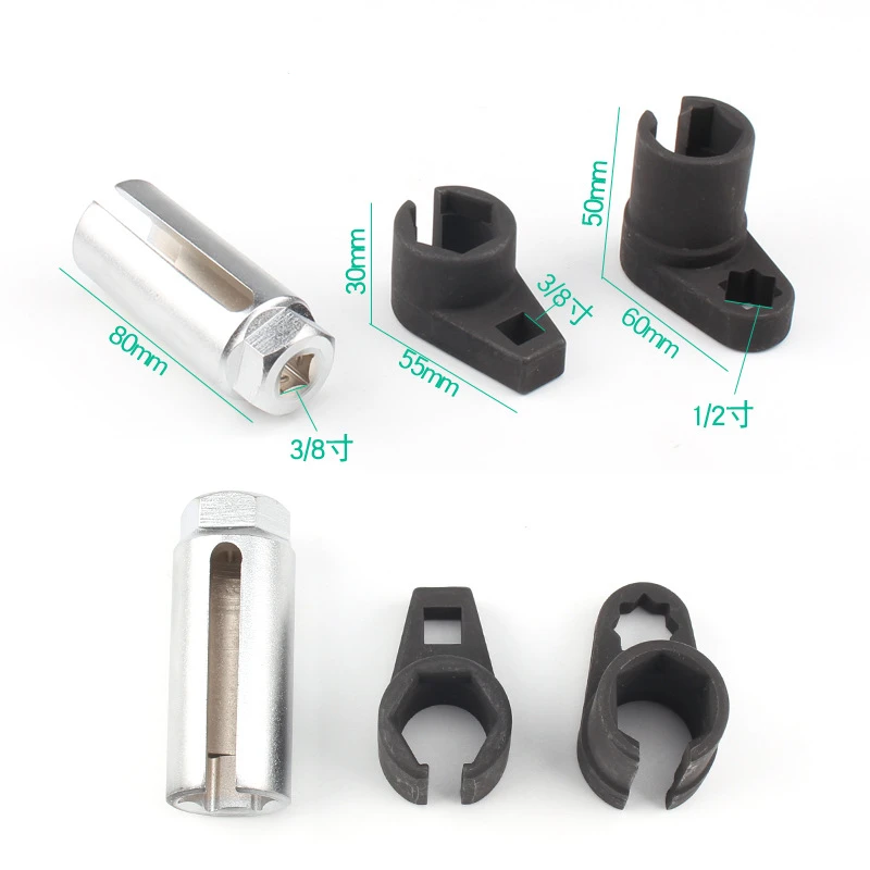 3pcs/Set Wrench for Disassembly and Assembly of Oxygen Sensor Sleeve Kit Car Accessories Carbon Steel Sensor Sleeve Wrench