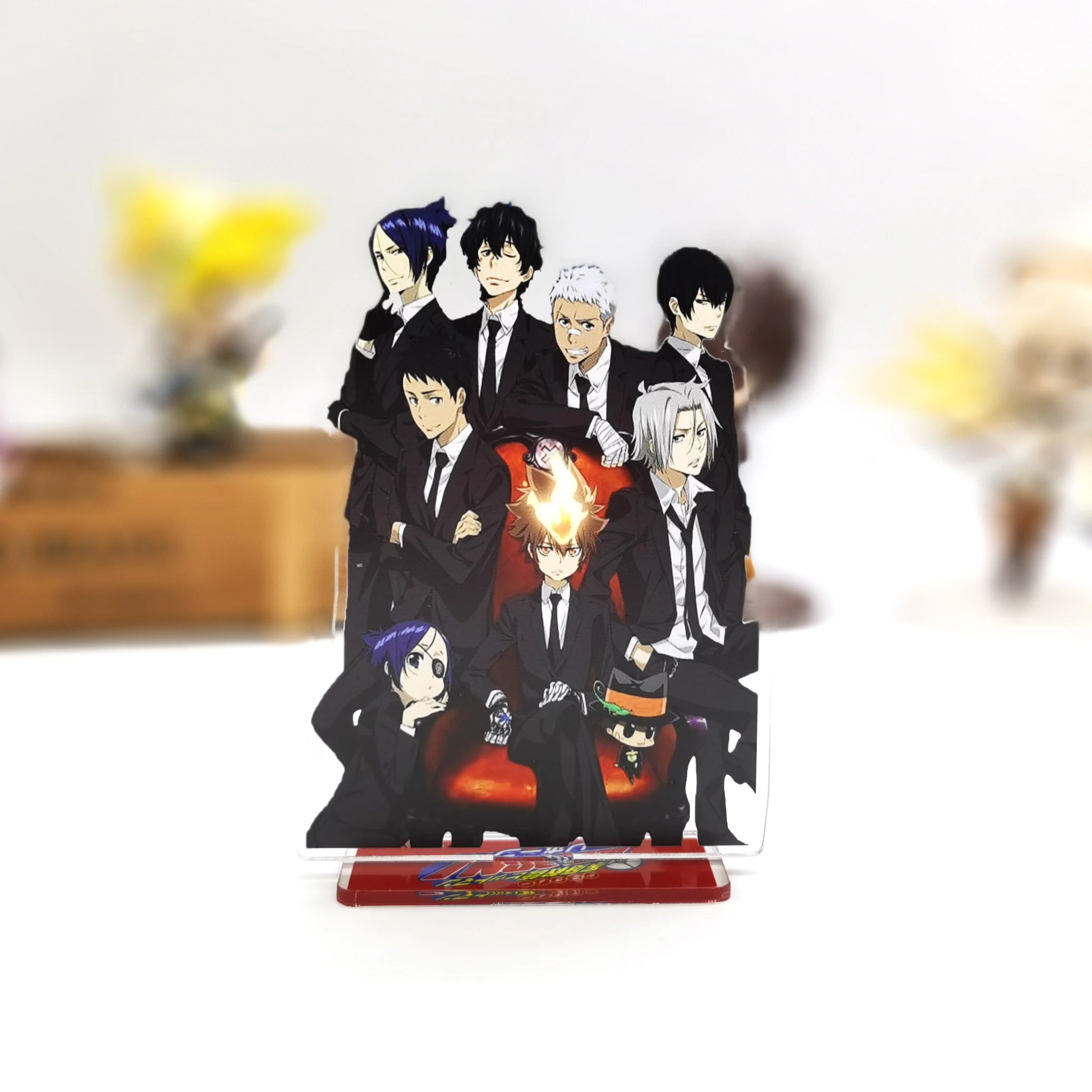 Kateikyoushi Hitman Reborn! Home Tutor Sawada Tsunayoshi Yamamoto HM acrylic stand figure model plate holder cake topper anime