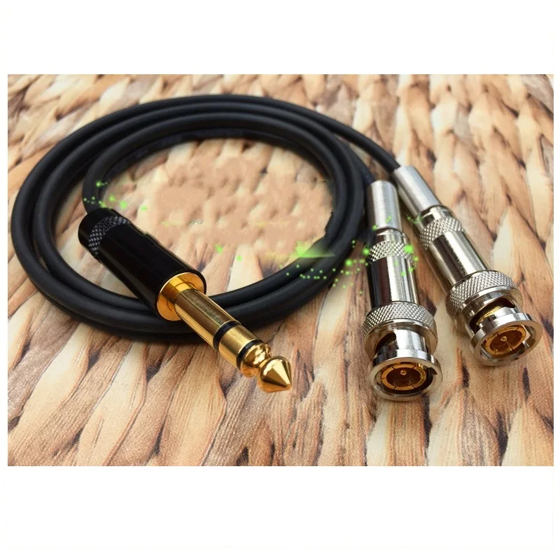 Cable Audio HIFI 6,35mm a Dual BNC OFC Alta Fidelidad - imagen 3